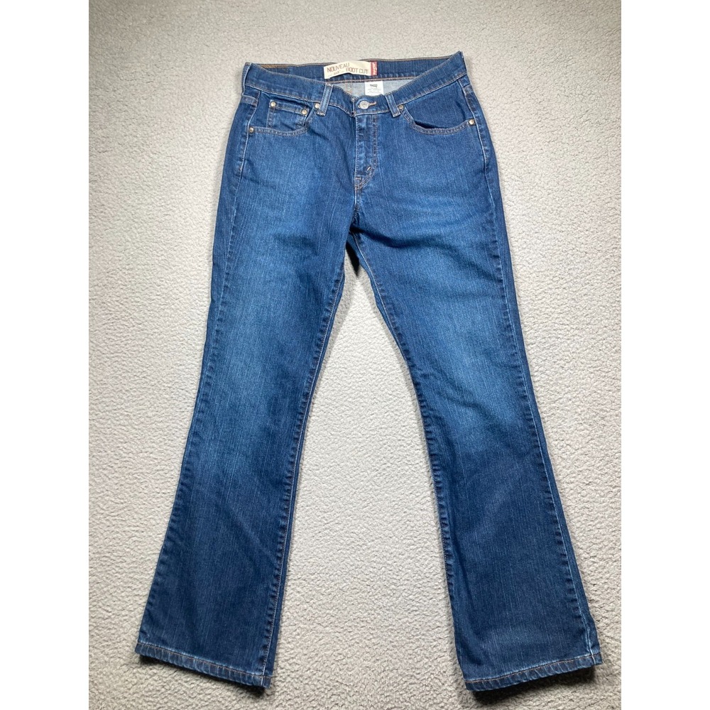 Levis‎ Jeans Women's 10M Blue 515 Nouveau Bootcut Mid Rise Stretch Denim